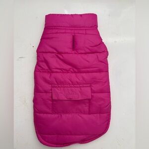 Top Paw Vibrant Pink Puffer Jacket for pets